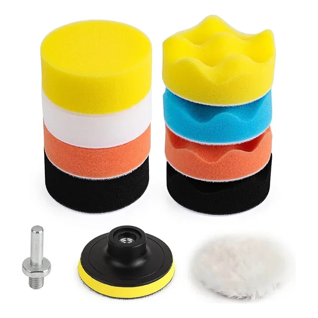 Kit De 11 Piezas Esponjas Pulir Almohadillas Para Auto