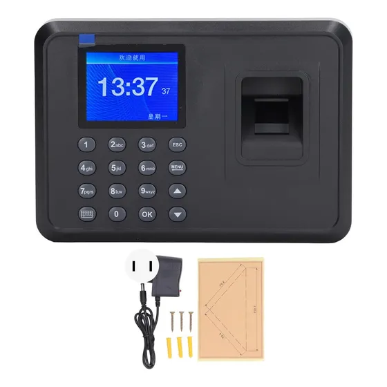 Sistema De Reloj De Tiempo De Huella Digital Biométrico De