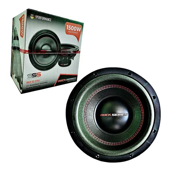 Subwoofer 12  Dvc Rock Series Rks-el1224 1500 Max Dual 4 Homs