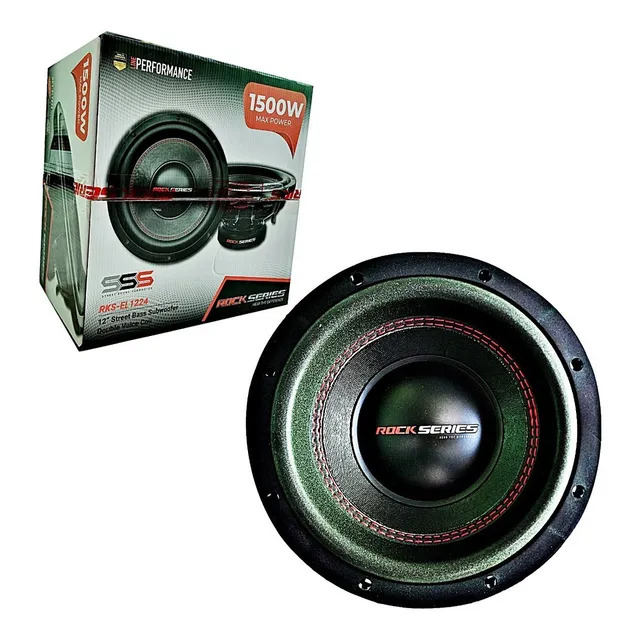 Subwoofer 12" DVC Rock Series RKS-EL1224 1500 Max dual 4 homs