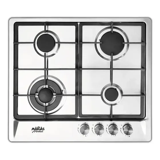 Encimera A Gas 4 Platos High Quality Hbs4508 Color Gris
