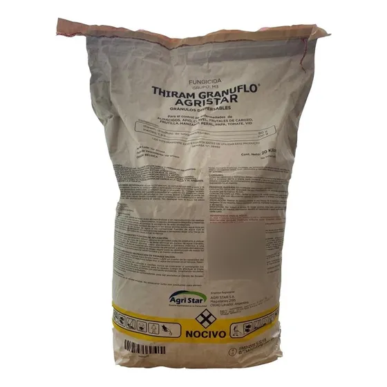 Fungicida Thiram 80% X 20 Kg - Agristar Botritis Frutilla