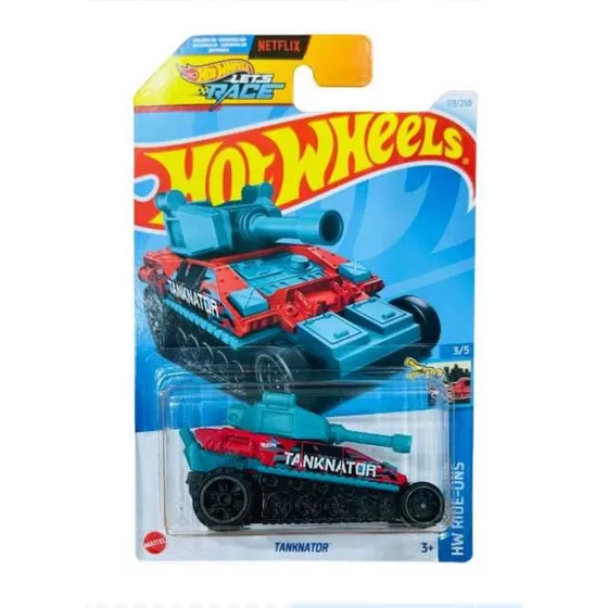 Hot Wheels 1:64 Hw Ride-ons Tanknator 2025 Turquesa
