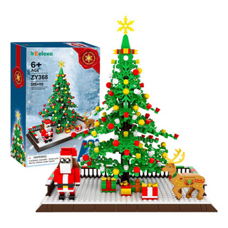 Bloque De Construcción De Árbol De Navidad Eelexa: Juego De Bloque De Construcción De Árbol De Navidad Eelexa: Juego De