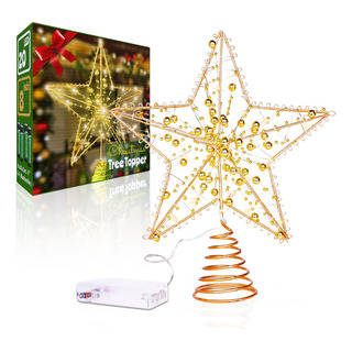 / Decoración Con Forma De Estrella Led Para Árbol De / Decoración Con Forma De Estrella Led Para Árbol De