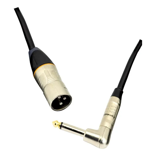 Cable Plug Xlr A Plug Mono Tipo L 6.3mm 20ft Bxj087/20ft