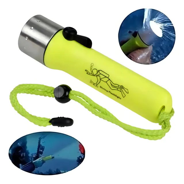 Linterna para buceo Linterna táctica 180lm 3w
