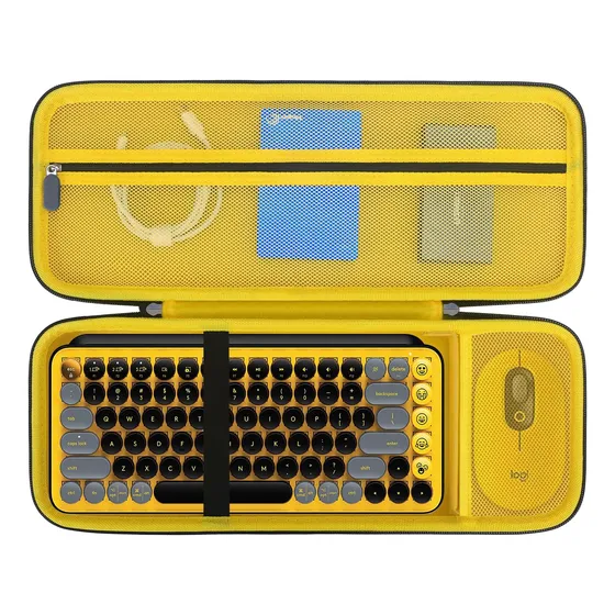 Elonbo Estuche Rígido De Transporte Para Teclas Logitech Pop