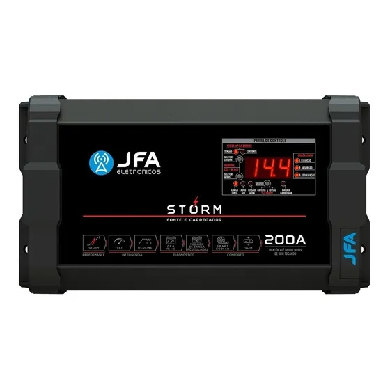 Fonte Carregador Jfa Storm 200a Bivolt - 12v