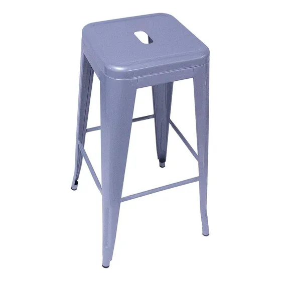 Silla Tolix Alta De Barra Metalica Comedor Restaurante 