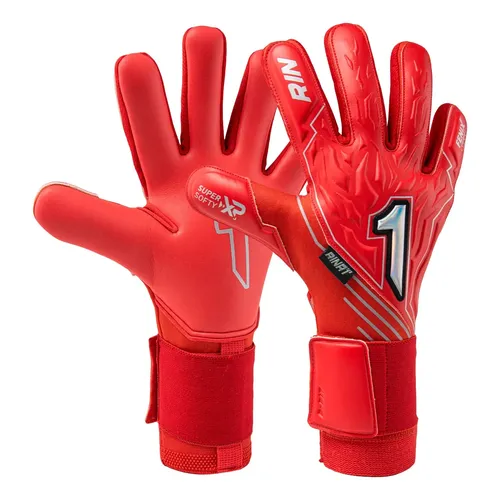 Rinat Egotiko X Pro azul/branco 8 luvas de goleiro | MercadoLivre