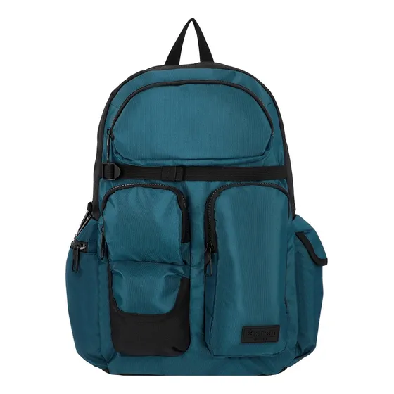 Mochila Xtrem Bradbury 4xt Eternity Blue Color Azul Diseño De La Tela Lisa