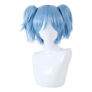 Peluca De Cosplay Game Sally Face, Cola De Caballo Doble Peluca De Cosplay Game Sally Face, Cola De Caballo Doble