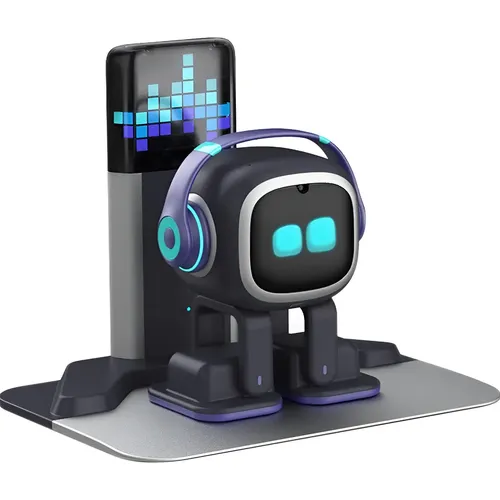 Emo Robot - Robô Inteligente Com Ia Cor Azul-escuro | Parcelamento