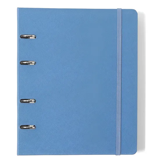 Caderno Argolado 17x24 Cicero Pautado 100f Azul Celeste Azul — foto 2