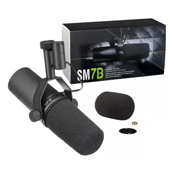 Microfono Shure Sm7b Cardioide Dinamico Para Podcast