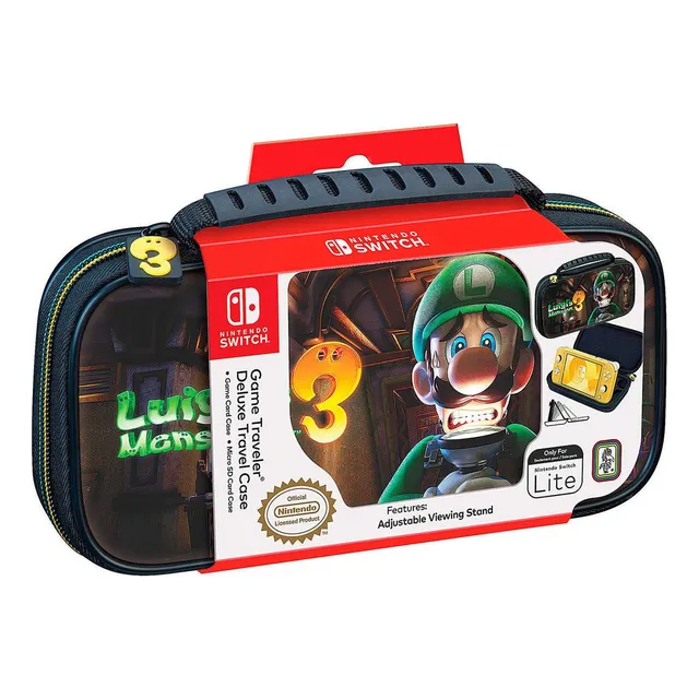 Estuche Game Traveler Deluxe Para Nintendo Switch Lite Luigi