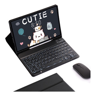S Funda C/teclado Rgb+mouse P/samsung Galaxy Tab A7 Lite 8.7 S Funda C/teclado Rgb+mouse P/samsung Galaxy Tab A7 Lite 8.7