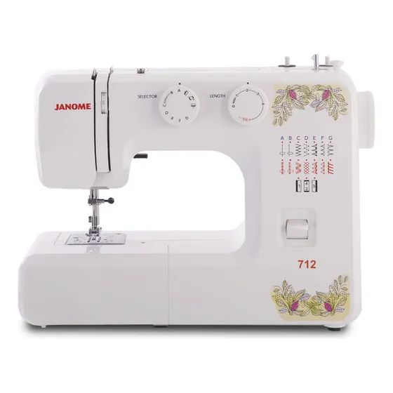 Maquina De Coser Janome 712 Color Blanco