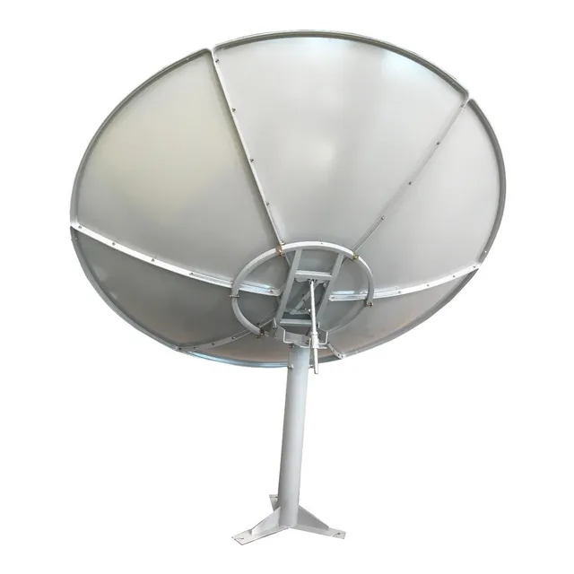 Antena Banda C 2.40mts Petalos Parabolica Tv Satelital Fta