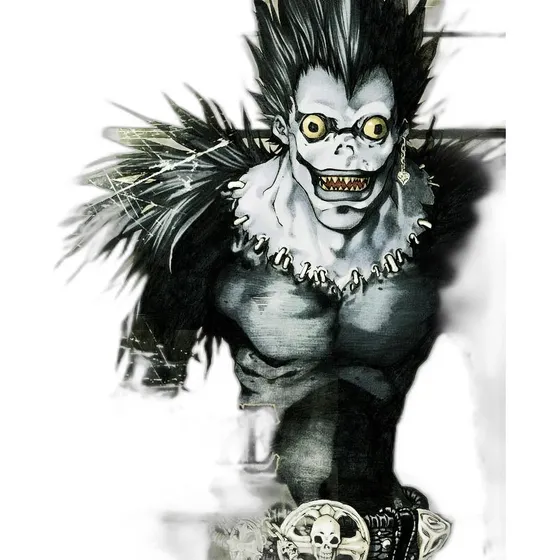 Ryuk De Death Note: Estatua Con Muerte Y Manzana