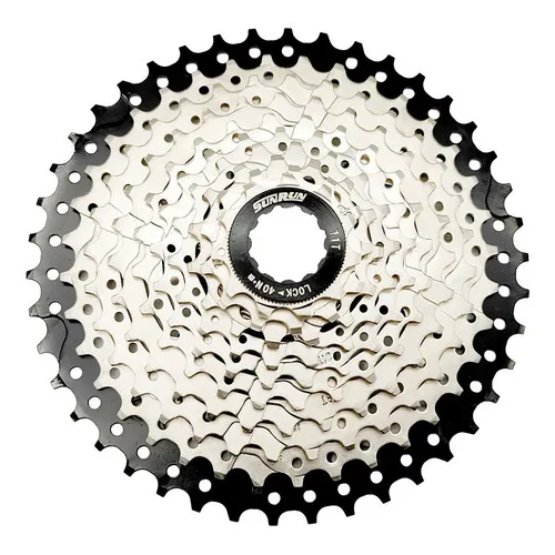 Cassete K10 Aluminio 11-46d 10v Bicicleta Bike Sunrun Mtb Cor Dourado Quantidade máxima de dentes 46 Quantidade mínima de dentes 11