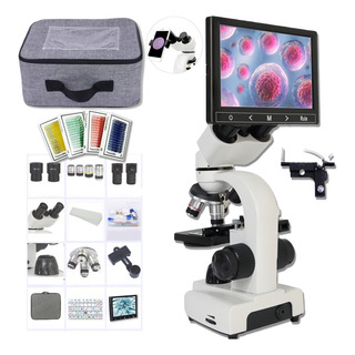 Kit De Microscopio 9.2in Pantalla Lcd 120000x Profesional Kit De Microscopio 9.2in Pantalla Lcd 120000x Profesional