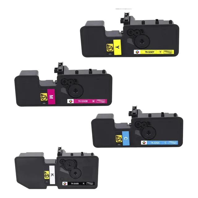 Pack 4 Toner Kyocera Tk5242 Compatible M5526cdn M5526cdw