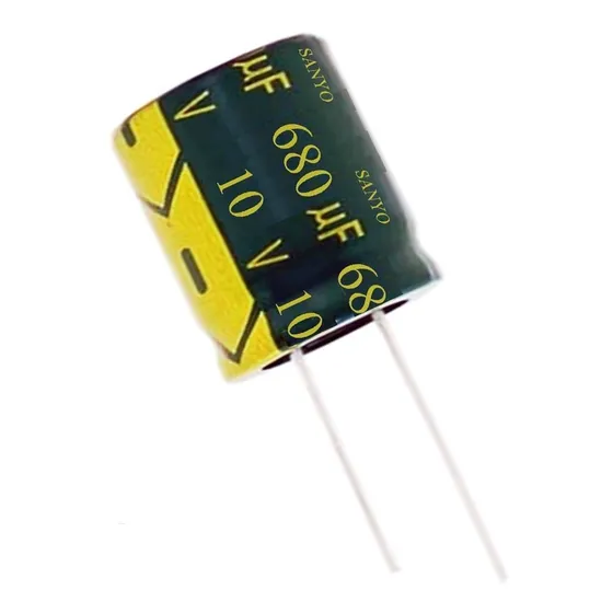 Condensador Electrolítico 680uf- 10v- 10x12mm- Sanyo
