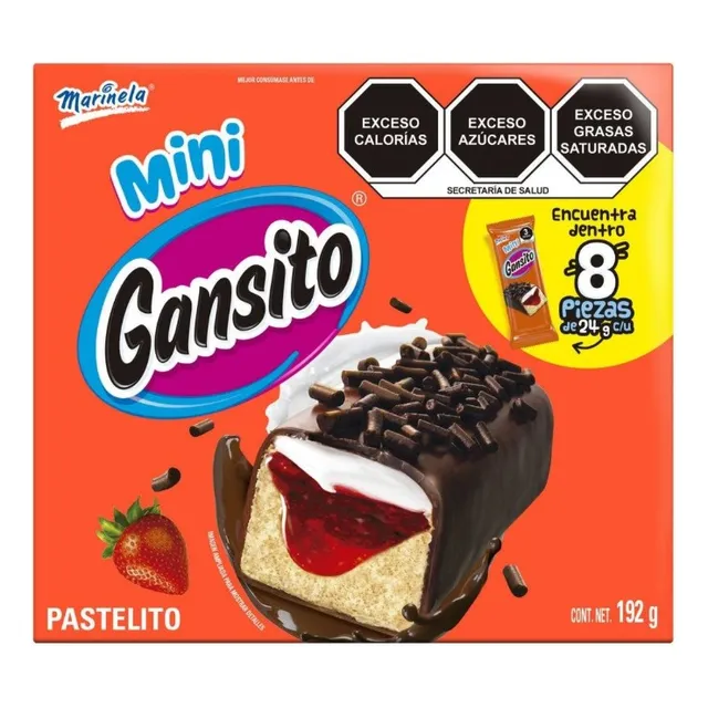 Pastelitos Marinela Mini Gansito 192 G