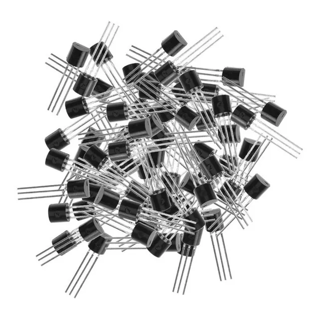100 Unidades 2n3904 Npn Transistor Bjt 40v 600ma To92 Nuevos