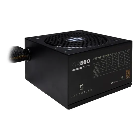 Fuente De Poder Balamrush 80 Plus Bronze Gr500 Atx