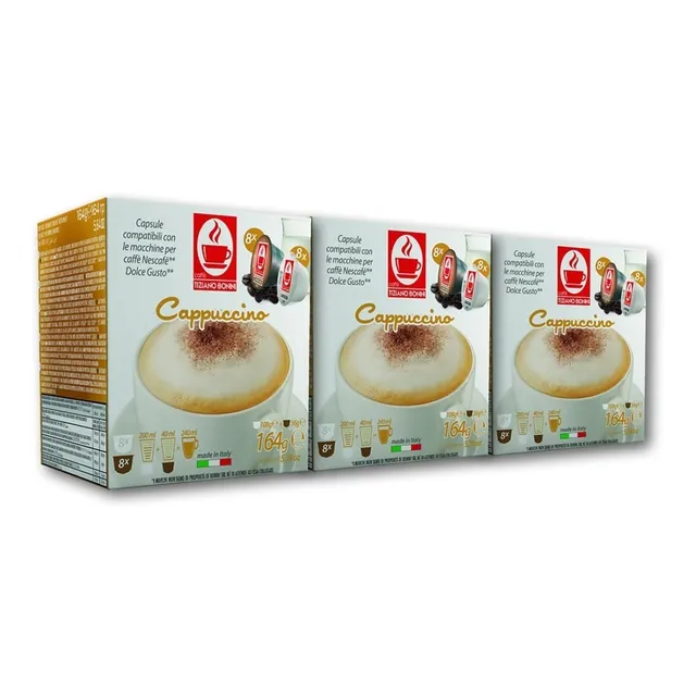 48 Cápsulas Bonini Compatibles Dolce Gusto - Cappuccino
