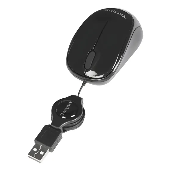 Mouse Mini Alámbrico Usb Retráctil Targus Amu75