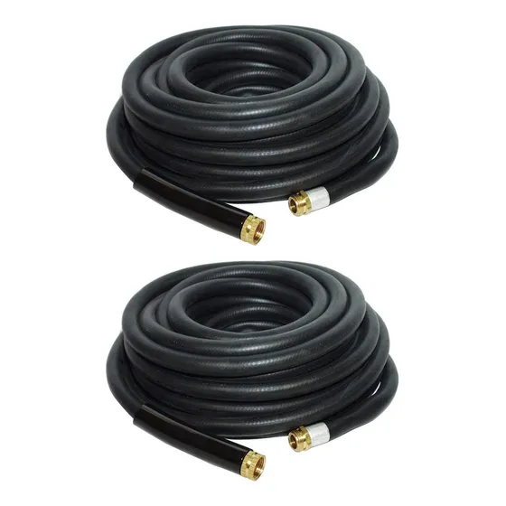 Manguera Agua Goma Industrial 50 Pie Accesorio Laton Mght X