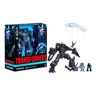 Transformers Legacy United Galaxy Shuttle – Figura Líder Con Triple Conversión 3 Modos: Robot, Transbordador Y Tren – Incluye 5 Armas