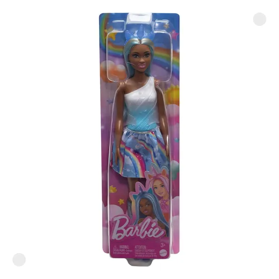 Barbie Fantasy Unicórnio Saia De Sonho Boneca Hrr14 - Mattel