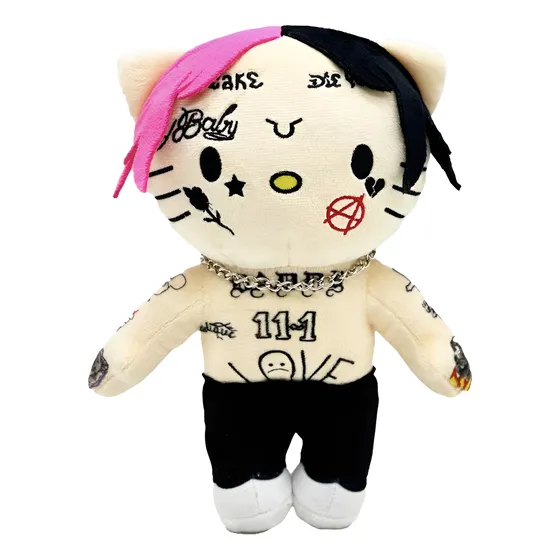 Boneca De Pelúcia Lil Peep Rapper Hello Kitty