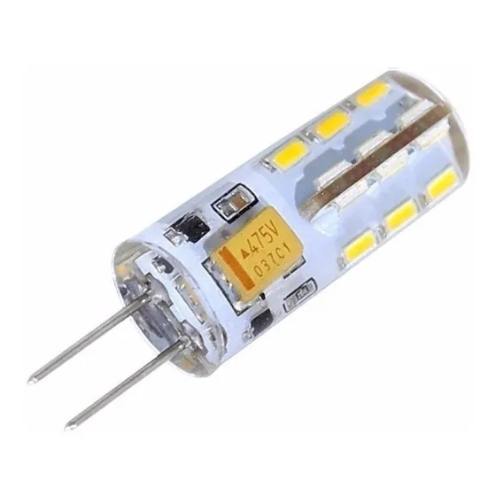 6 Bombillos G4 Bipin 24 Led 12v 3w Luz Blanca