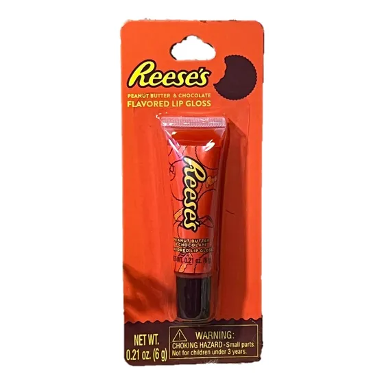 Lip Gloss Hersheys Con Aroma Y Sabor S´mores Y Reese's 6g