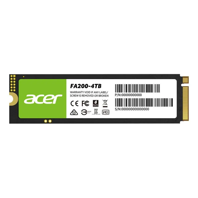 Disco Sólido Ssd Interno Acer Fa200 Bl.9bwwa.150 4tb Verde