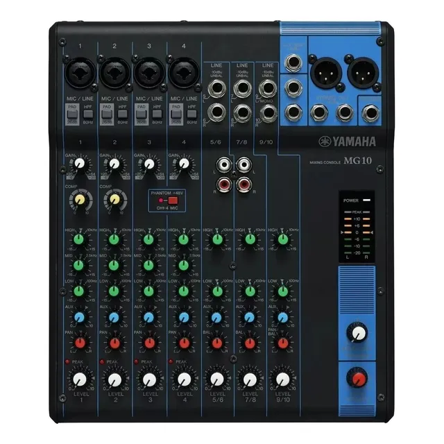 Mezcladora Yamaha De10 Canales Mg10  Nueva Envio Gratis 