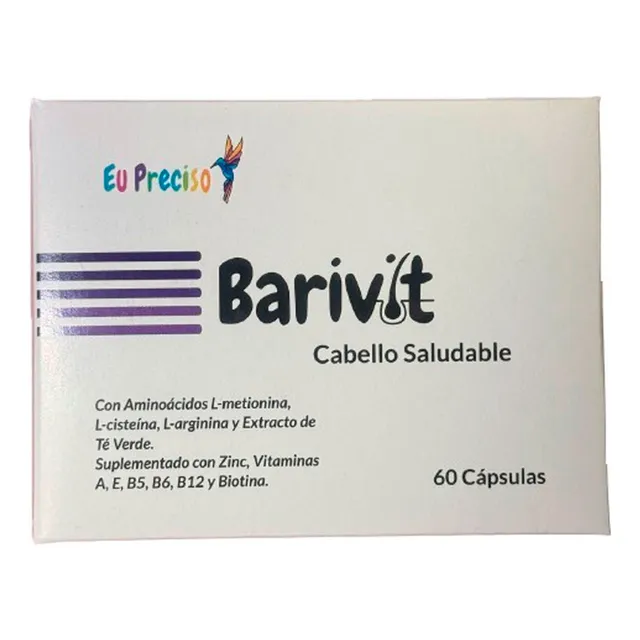 Barivit 60 Capsulas Formula Vantux Max Mejorada (caida Pelo)