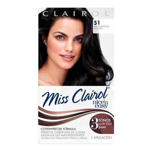 Tinte Clairol Professional Miss Clairol Nice'n easy tono 51 negro intenso brillante