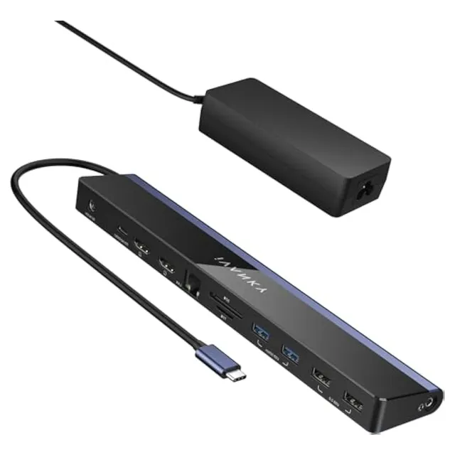Estación De Acoplamiento Usb C Para Laptop Con