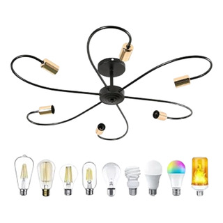 Lámpara De Techo Moderna Colgante 6 Luces Para Dormitorio Lámpara De Techo Moderna Colgante 6 Luces Para Dormitorio
