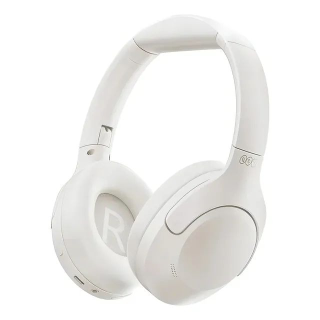 Auriculares inalámbricos Bluetooth 5.3 Qcy H3 Lite Anc con micrófono, color blanco