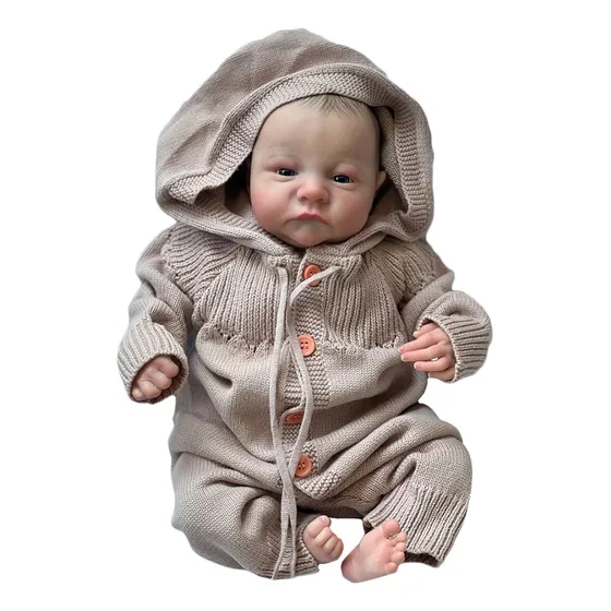 Muñeca Bebé Reborn De Silicona Y Algodón 40 Cm