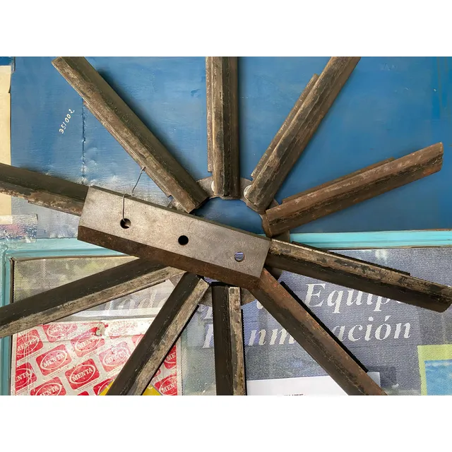 Juego De Cuchillas-contracuchilla De Rotor Cremasco
