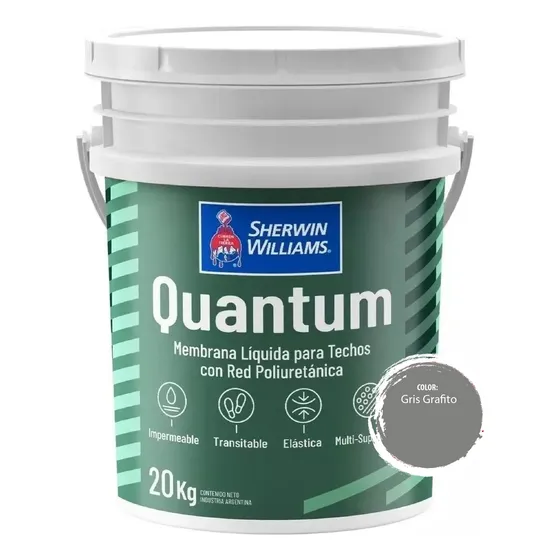 Membrana Liquida Techo Poliuretanica Quantum 20 Kg Sherwin